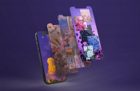 اسکرین شات 3 برنامه Cute Aesthetic Wallpapers