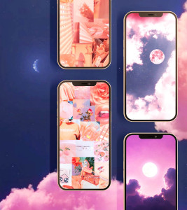 اسکرین شات 4 برنامه Cute Aesthetic Wallpapers