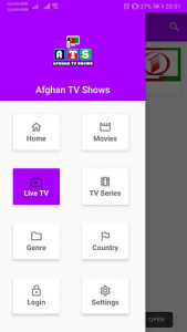 اسکرین شات برنامه Afghan TV Shows 2