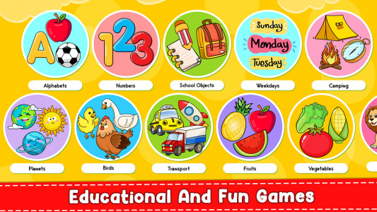 اسکرین شات 2 بازی Kids Learning Games & Quiz
