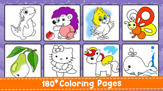 اسکرین شات 2 برنامه Toddler Coloring Book & Paint