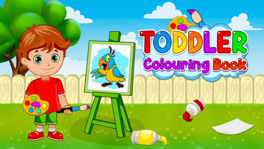 اسکرین شات 1 برنامه Toddler Coloring Book & Paint