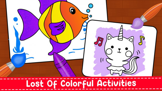 اسکرین شات 6 برنامه Toddler Coloring Book & Paint