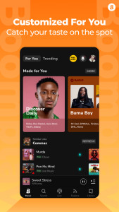 اسکرین شات 2 برنامه Boomplay - Download Music MP3