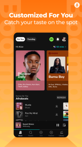 اسکرین شات 2 برنامه Boomplay - Download Music MP3