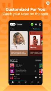 اسکرین شات 2 برنامه Boomplay - Download Music MP3