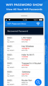 اسکرین شات برنامه Wifi Password Show Key 5