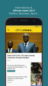 اسکرین شات برنامه Africanews - Daily & Breaking News in Africa 1