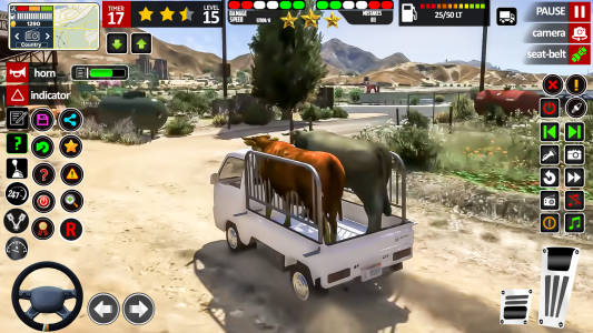 اسکرین شات 3 بازی Animal truck game: Cargo Truck