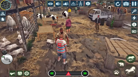 اسکرین شات 7 بازی Animal truck game: Cargo Truck