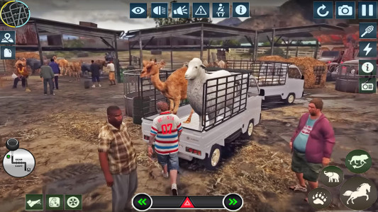 اسکرین شات 1 بازی Animal truck game: Cargo Truck