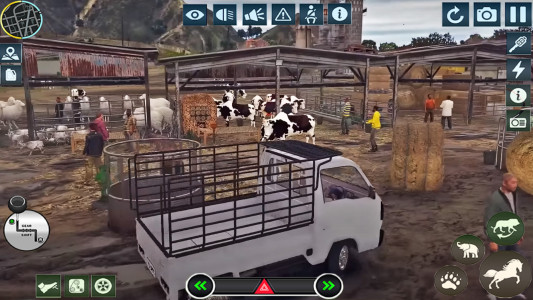 اسکرین شات 6 بازی Animal truck game: Cargo Truck