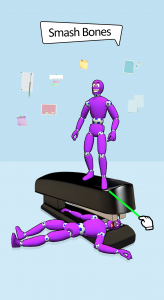 اسکرین شات بازی Drag to Smash Bones 3