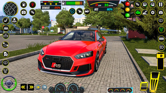 اسکرین شات 1 بازی School Car Driving Game 2024