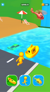 اسکرین شات بازی Car Changing Race Games 1