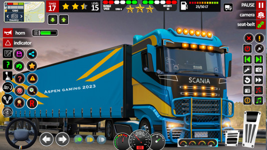 اسکرین شات بازی US Euro Truck Games 3d 1