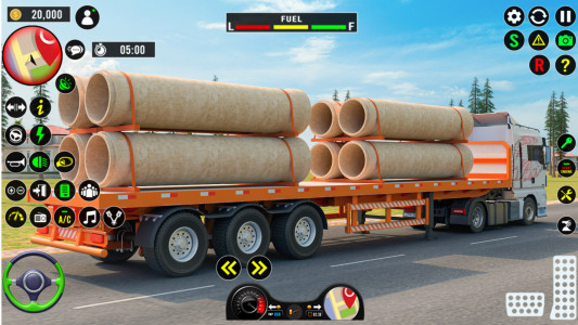 اسکرین شات بازی US Euro Truck Games 3d 6