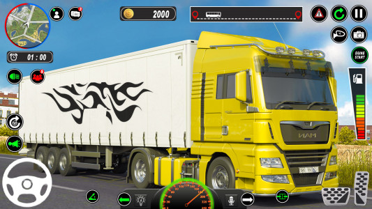 اسکرین شات بازی US Euro Truck Games 3d 5