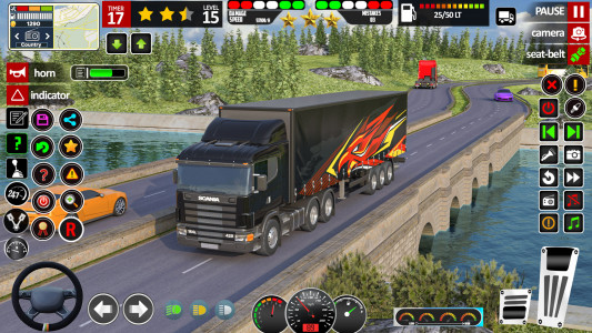 اسکرین شات بازی US Euro Truck Games 3d 2