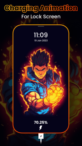 اسکرین شات 2 برنامه Battery Charging Animation