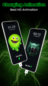 اسکرین شات 3 برنامه Battery Charging Animation