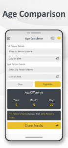 اسکرین شات 4 برنامه Age Calculator - Date of Birth