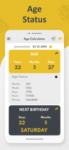 اسکرین شات 2 برنامه Age Calculator - Date of Birth