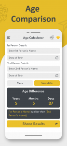 اسکرین شات 8 برنامه Age Calculator - Date of Birth