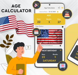 اسکرین شات برنامه Age Calculator - Date of Birth 1