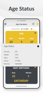 اسکرین شات برنامه Age Calculator - Date of Birth 2