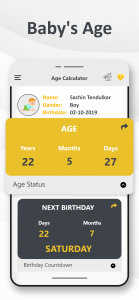 اسکرین شات برنامه Age Calculator - Date of Birth 5