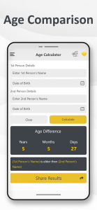 اسکرین شات برنامه Age Calculator - Date of Birth 4