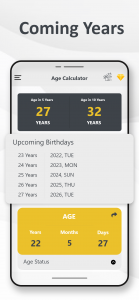 اسکرین شات 6 برنامه Age Calculator - Date of Birth