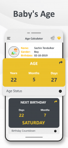 اسکرین شات 5 برنامه Age Calculator - Date of Birth