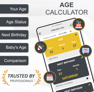 اسکرین شات برنامه Age Calculator - Date of Birth 1