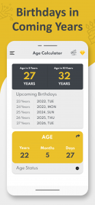 اسکرین شات 6 برنامه Age Calculator - Date of Birth