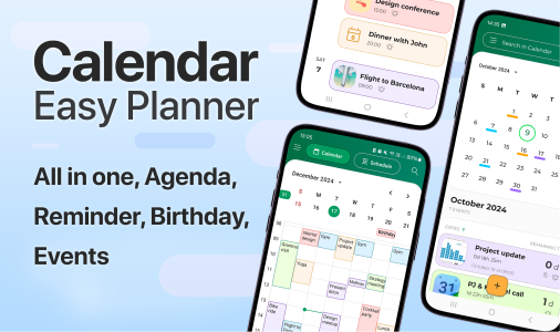 اسکرین شات 1 برنامه Calendar - Easy Planner