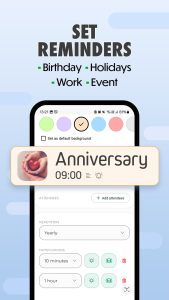 اسکرین شات 3 برنامه Calendar - Easy Planner