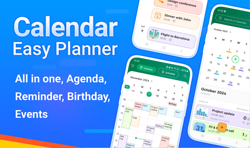 اسکرین شات 1 برنامه Calendar - Easy Planner