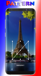 اسکرین شات برنامه Paris Eiffel Tower Lock Screen 4
