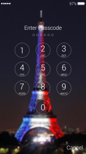 اسکرین شات برنامه Paris Eiffel Tower Lock Screen 6