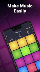 اسکرین شات 1 برنامه Drum Pad Machine - beat maker