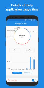 اسکرین شات برنامه Usage Time - App Usage Manager 1
