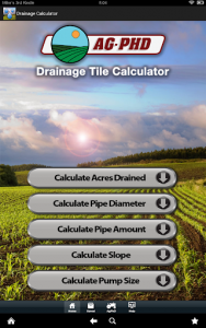اسکرین شات برنامه Drainage Tile Calculator 6