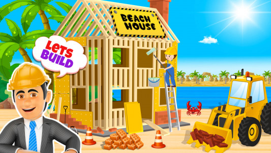 اسکرین شات بازی Beach House Construction Games 2