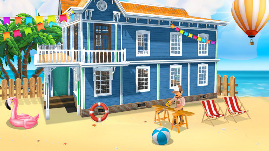 اسکرین شات بازی Beach House Construction Games 4