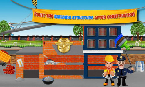 اسکرین شات بازی Build a Police Station: Construction Builder Game 7