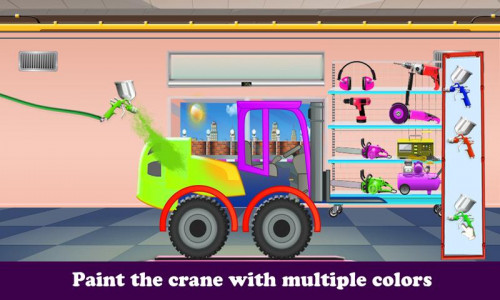 اسکرین شات 5 بازی Construction Crane Build Game