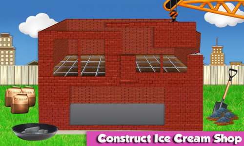 اسکرین شات بازی Ice Cream Cone Shop Builder 2