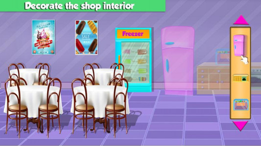 اسکرین شات بازی Ice Cream Cone Shop Builder 1